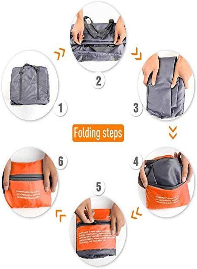 Dhruheer Waterproof Fabric Foldable Large Capacity Storage Luggage Bag - Image 3